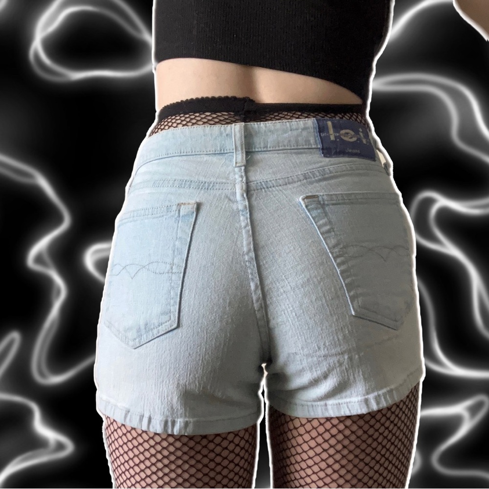Hot Topic Light Blue Denim Jean Shorts